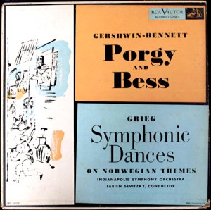 Cover of the "Porgy & Bess / Symphonic Dances" album.