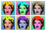 Banksy's Warhol style Kate Moss portraits (2005)