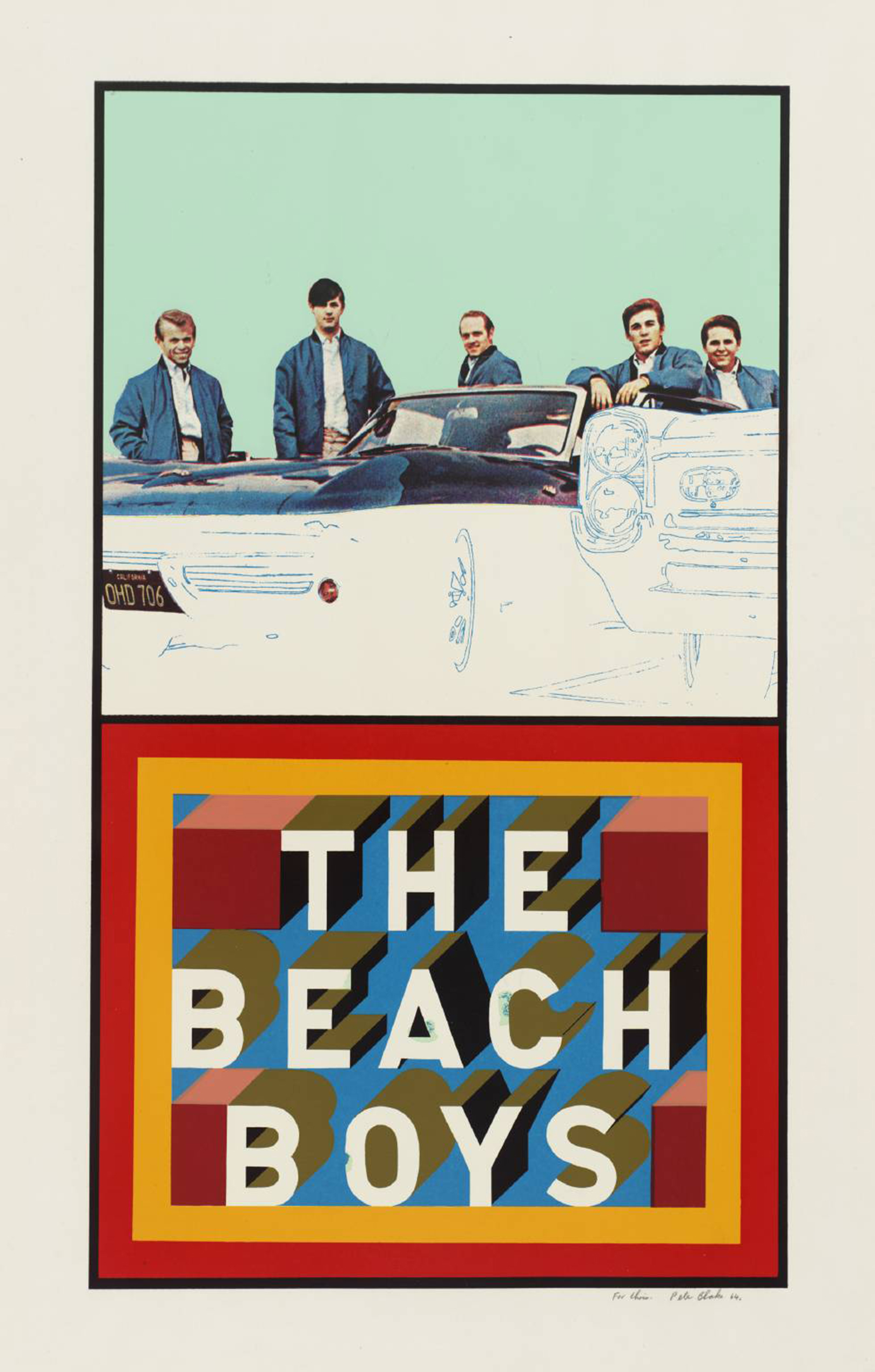 Beach Boys 1964 by Peter Blake